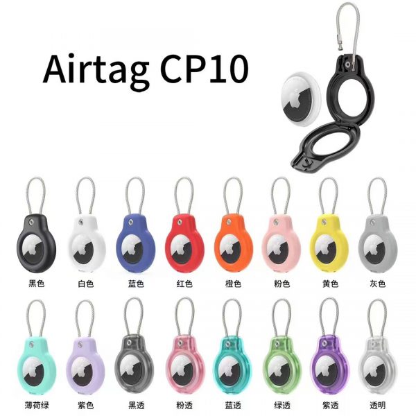 For Apple Airtag PC Security Lock Metal Rope Protective Case - Image 7