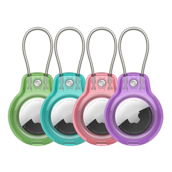 For Apple Airtag PC Security Lock Metal Rope Protective Case - Image 6