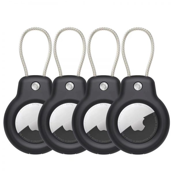 For Apple Airtag PC Security Lock Metal Rope Protective Case - Image 4