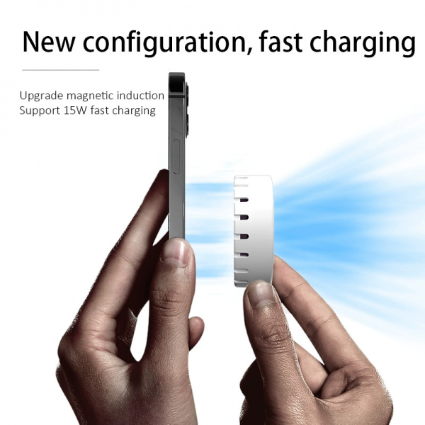 Magnetic Heat Dissipation Wireless Charger Pad With Ambient Light - Image 3