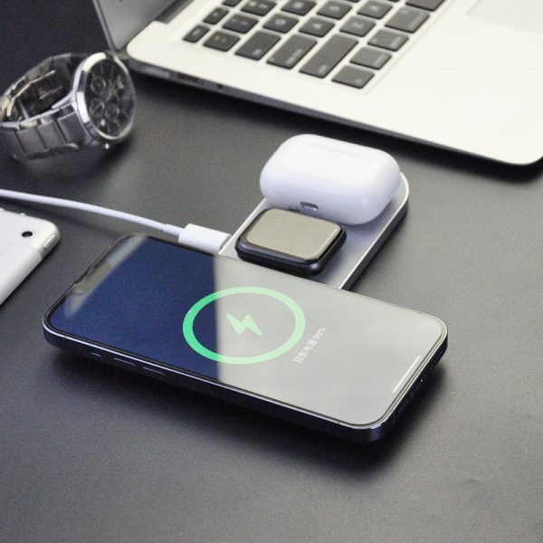 Dual MagSafe 3 in 1 Phone Wireless Charger for Samsung - Image 6