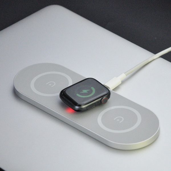 Dual MagSafe 3 in 1 Phone Wireless Charger for Samsung - Image 3