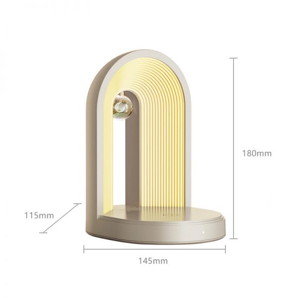 Sleep Night Light Wireless Charger Station for iPhone 15 16 with Bluetooth Speaker - Image 5