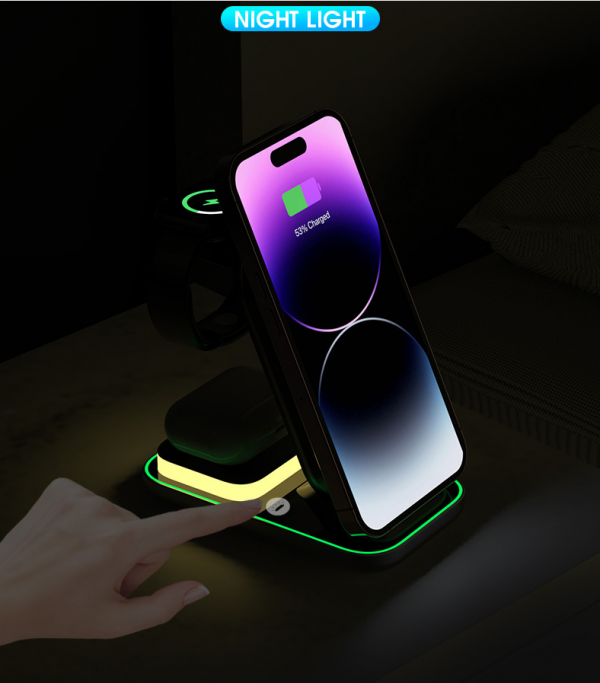 4 in 1 Adjustable Night Light MagSafe Wireless Charger - Image 5