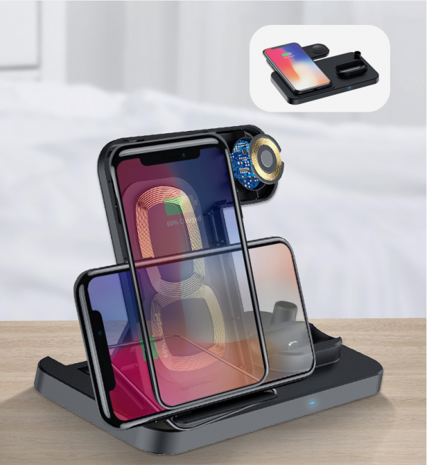 15W Magnetic Wireless Charger 4-in-1 Wireless Charger - Image 3