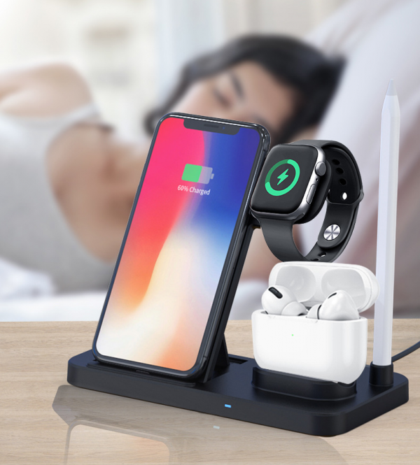 15W Magnetic Wireless Charger 4-in-1 Wireless Charger - Image 4