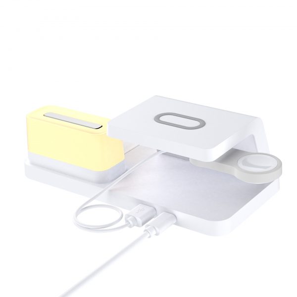 Night Light Clock 5 in 1 Wireless Charging 15W Charger - Image 4