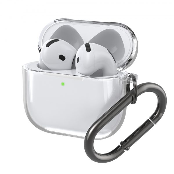 AirPods 4 Transparent Simple TPU Protective Case - Image 5