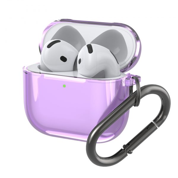 AirPods 4 Transparent Simple TPU Protective Case - Image 4