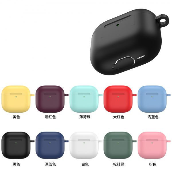 AirPods 4 Solid Color Silicone Case - Image 7