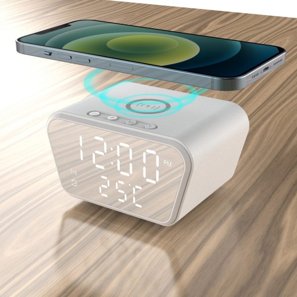 15W Clock Square Mobile Phone Wireless Charger - Image 4