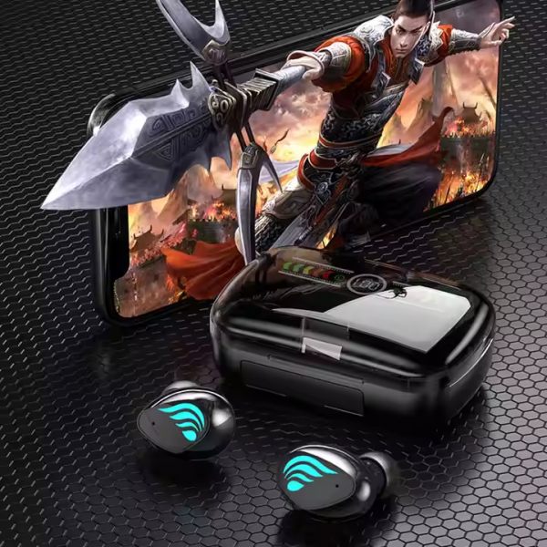 True Stereo Headphones M27 TWS Mini Wireless BT Earphone with Battery Power Charging Display - Image 4