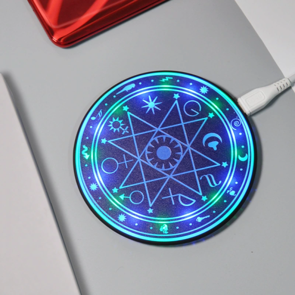 10W Magic Circle Wireless Charger Pad Cell Phone - Image 2