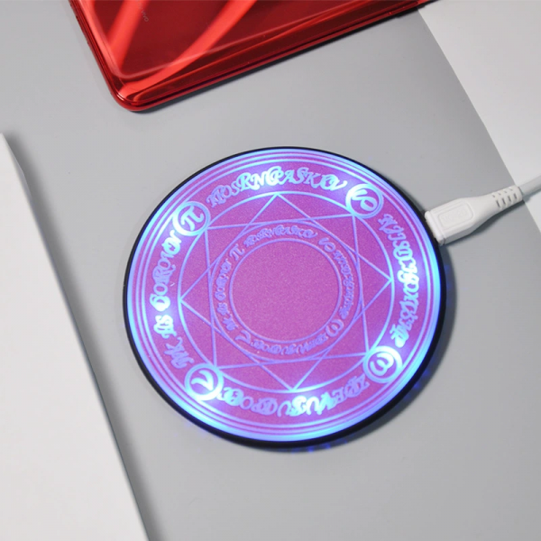 10W Magic Circle Wireless Charger Pad Cell Phone - Image 3