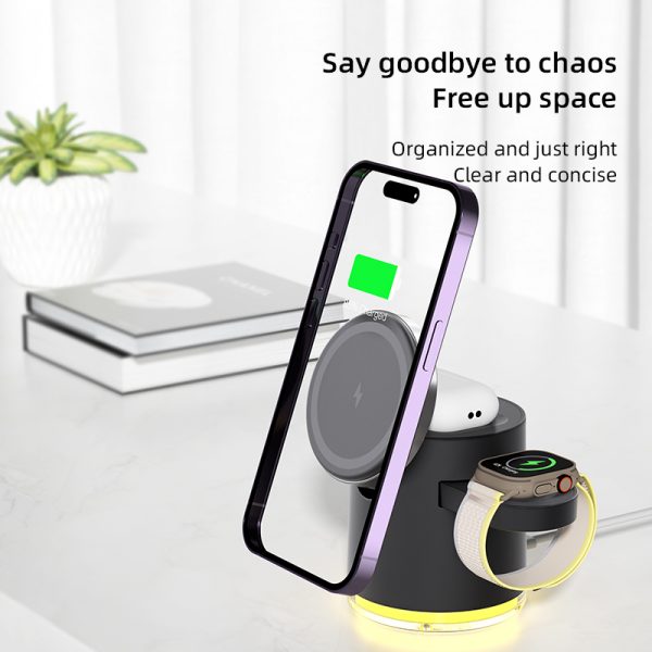 4 in 1 Foldable Magnetic Qi2 Wireless Charger - Image 5