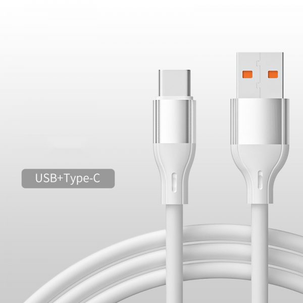 1m 3ft 100W Silicone USB Type C to Lightning PD Fast Chargers Cable - Image 4