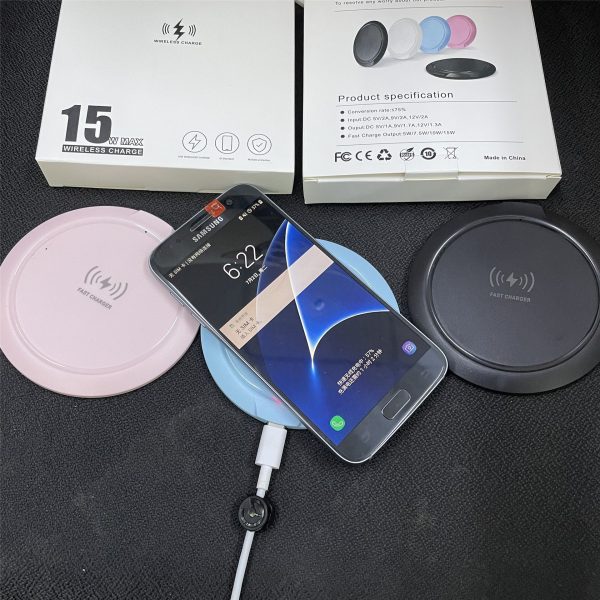 Mobile Phone Ultra-thin Fast Charge Wireless Charger Pad - Image 2