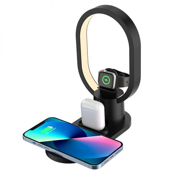 Mobile Phone Smart Watch Headphones 3 in 1 Wireless Charger - Image 4