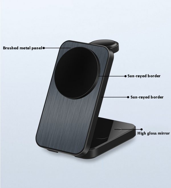 15W Wireless Charging 3 in 1 Wireless Charger Stand - Image 5