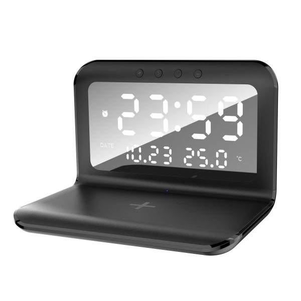 Detachable Clock Date Temperature Display 15W Wireless Charger - Image 3