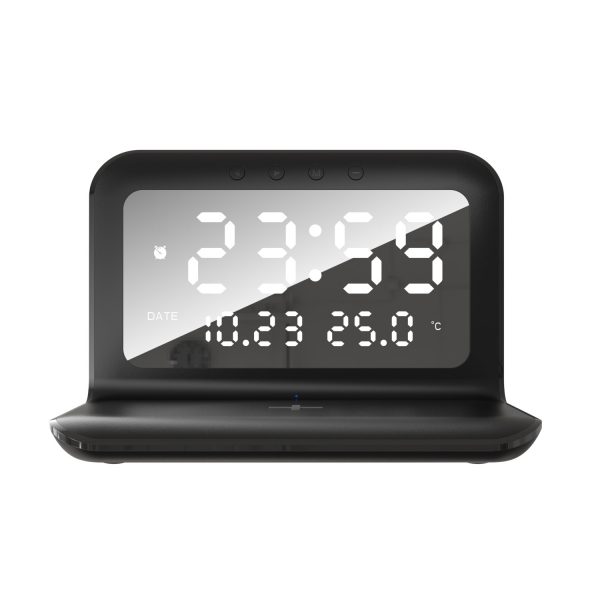 Detachable Clock Date Temperature Display 15W Wireless Charger - Image 2