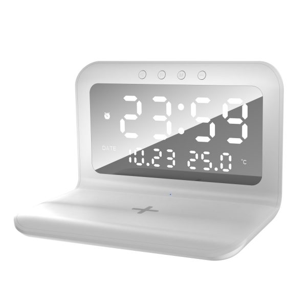 Detachable Clock Date Temperature Display 15W Wireless Charger - Image 8