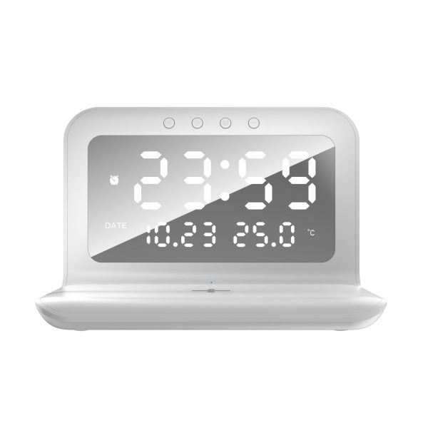 Detachable Clock Date Temperature Display 15W Wireless Charger - Image 7