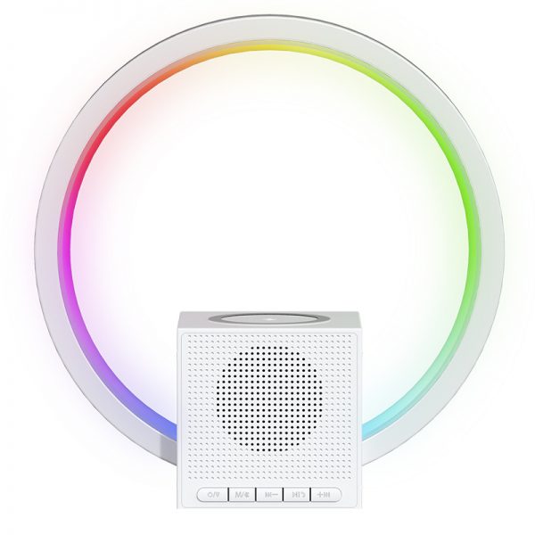 Colorful Light 15W Wireless Charger with Bluetooth Speaker - Image 2