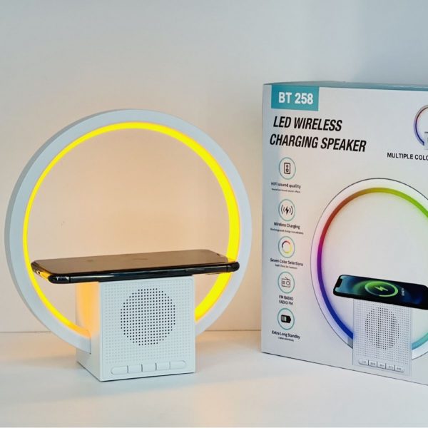 Colorful Light 15W Wireless Charger with Bluetooth Speaker - Image 6