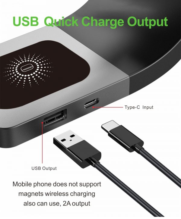 3 in 1 Charging Station for Apple iPhone 11 12 13 14 15 16 MagSafe Wireless Charger - Image 6