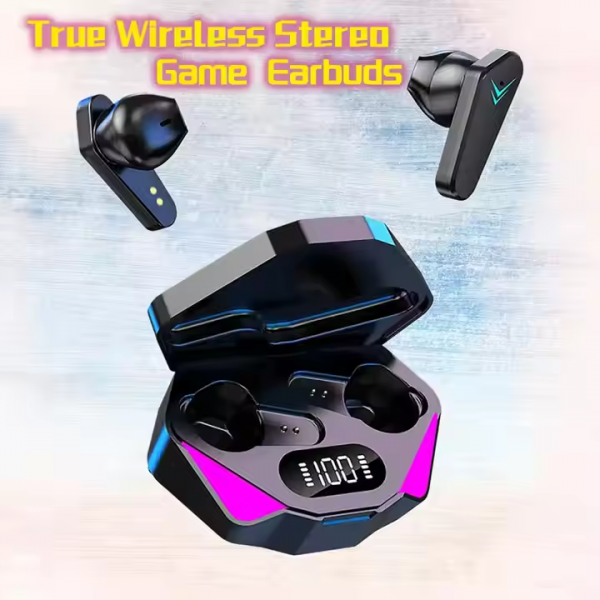 TWS Wireless HiFi Strero EarBuds X15 With LED Display Breath Light - Image 3