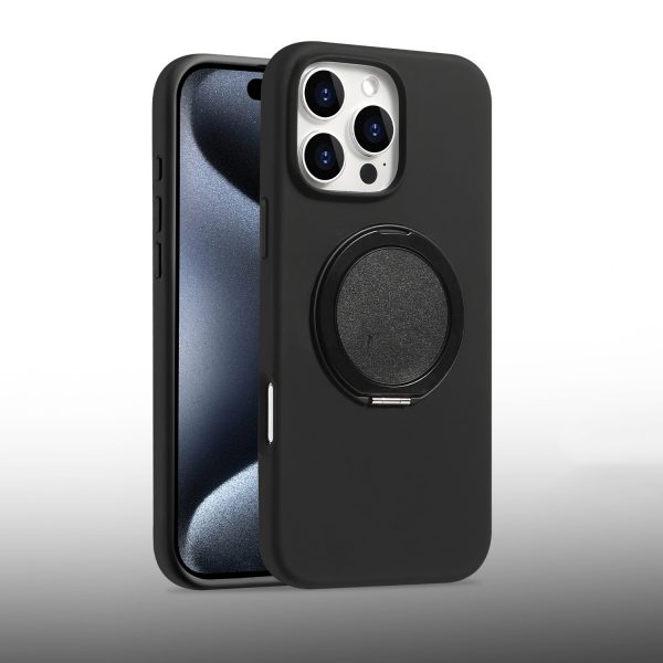 360 Degree Rotation with Bracket Stand Silicone Case for iPhone 11 12 13 14 15 16 - Image 4
