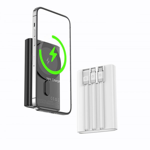 15W MagSafe Wireless Charger Super Fast Charger PD 22.5W Power Bank With Cable 10000mAh - Image 2