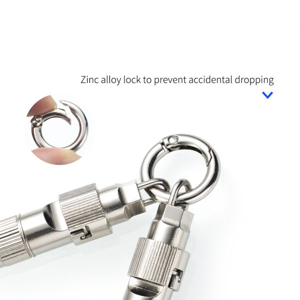 High Quality 2 in 1 Braided 27W Type-C to Lightning Buckle Design Lanyard 60W Type-C to C Fast Charging Data Cable - Image 4