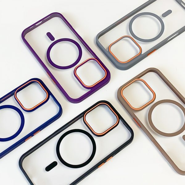 2 in 1 Ring Nail Contrast MagSafe Cover for iPhone 11 12 13 14 15 16 Magnetic Suction Case - Image 6