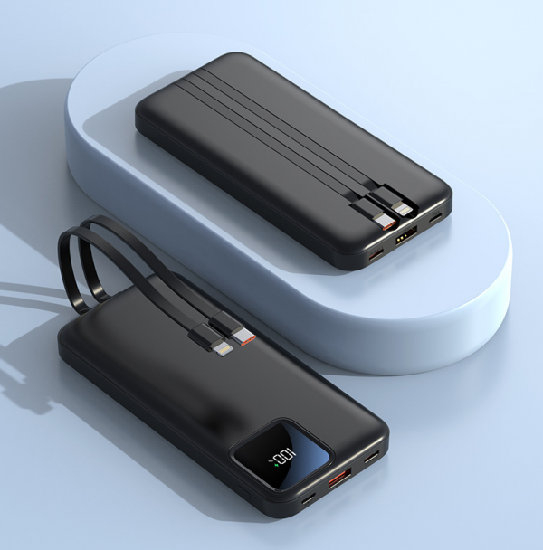 Power Bank with Built-in USB-C Lightning Connector 10000mAh Portable Charger 22.5W for iPhone 15 16 Series Samsung iPad Pro Air - Image 6