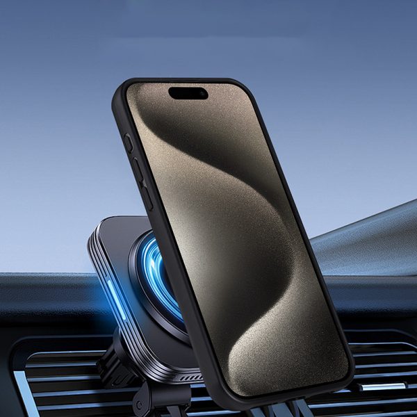 iPhone 16 Magnetic Suction Case 360° Rotation Stand Leather Mobile Phone Case for iPhone 11 12 13 14 15 - Image 4