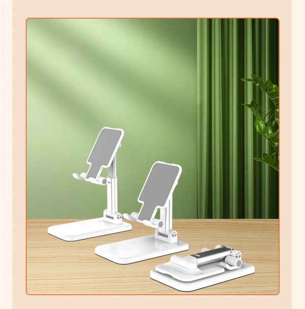360° Rotation Desktop Mobile Phone Stand Retractable Folding Portable Multi-function Lazy Tablet Phone Holder - Image 6