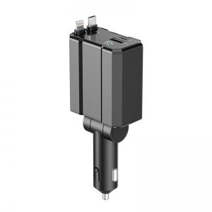 4 in 1 Retractable Car Charger