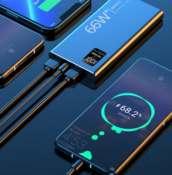 Power Bank Compact Travel-Ready 10000mAh Battery Pack 5V/3A High-Speed Charging for iPhone, iPad, Huawei, Vivo, Oppo 66W Super Fast Charge - Image 6