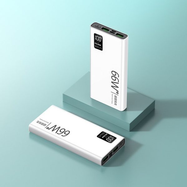 Power Bank Compact Travel-Ready 10000mAh Battery Pack 5V/3A High-Speed Charging for iPhone, iPad, Huawei, Vivo, Oppo 66W Super Fast Charge - Image 2