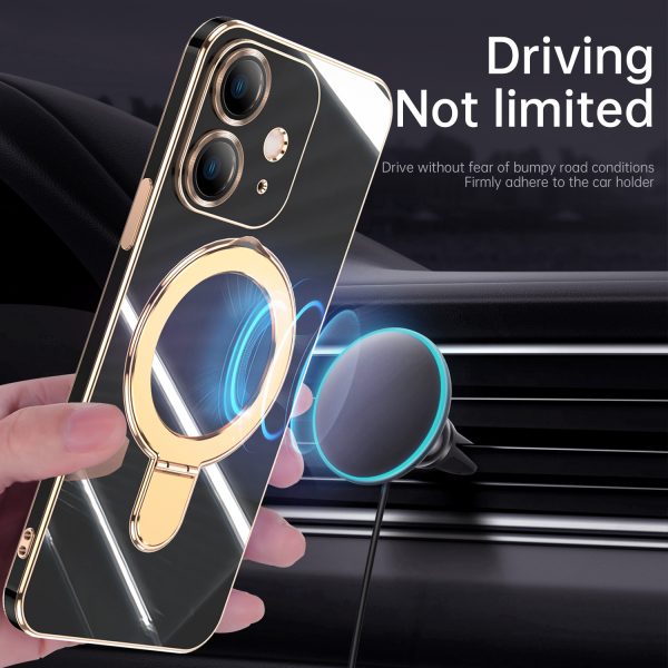 for Samsung Galaxy S24 S25 6D Electroplated N52 MagNet All-inclusive Lens Film with Dust Proof Net MagSafe Case for iPhone - Image 4