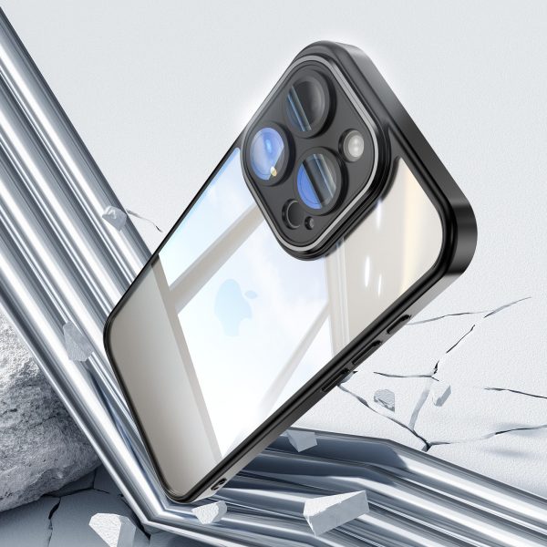 2 in 1 Armor Tempering Anti-drop Case for iPhone 12 13 14 15 16 17 Pro Max Airbag Protection Cell Phone Case - Image 3