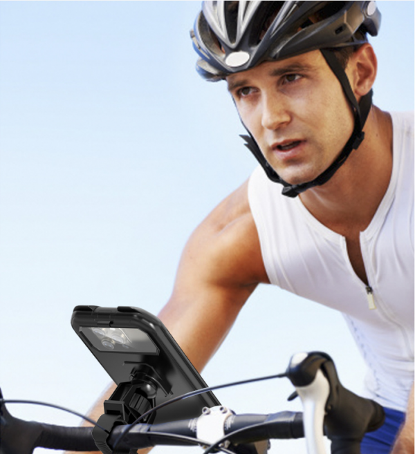 IP68 Waterproof Outdoor Bike Electric Vehicles Motorcycle Mobile Phone Holder Touchable Rotating Navigation Case Cover - Image 6