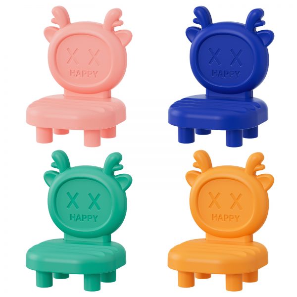 Cute Cartoon Chair Cell Phone Holder Desktop Mini Promotional Gift Mobile Phone Stand - Image 7