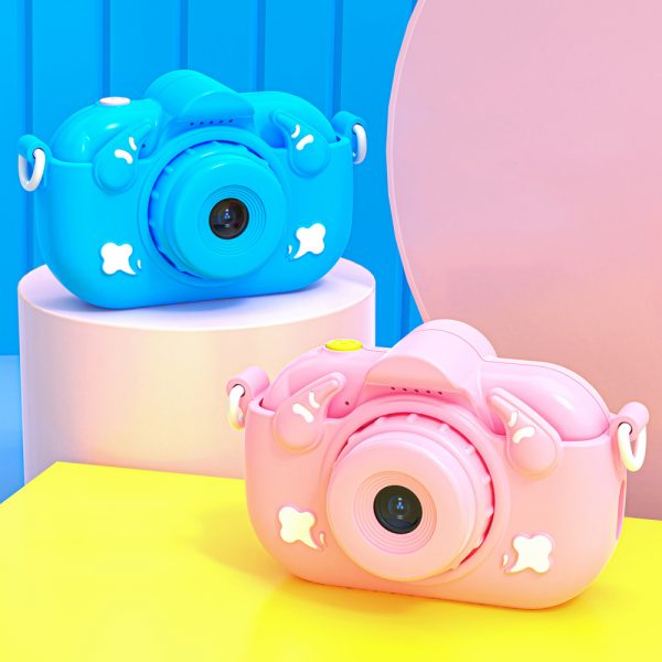 Photograph Child Cute Duals Camera Student Mini Game HD 1080P Children's Video Camera - Image 2