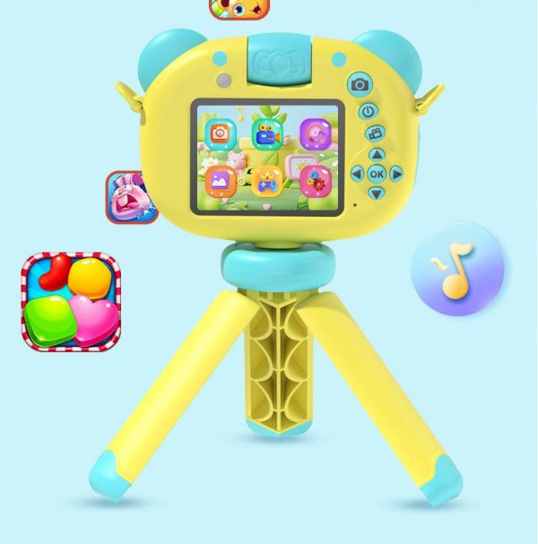 Model: D1 Color: Pink, Blue, Green Size: 96*22*68mm Screen: 2.4inch IPS Pixel: 48 Megapixels Lenses: F/2.8 F=1.8mm Zoom: Four Times Working Time: About 70 Minutes(When Video) Expanded Memory: 128G(Max) Support Language: English, Russian, Japanese, French, Spanish and other 12 different languages - Image 3
