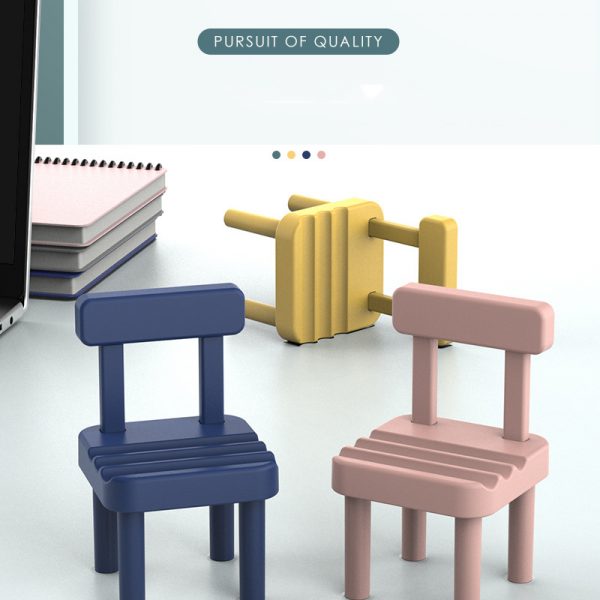 Bench Chair Practical Desktop Mobile Phone Holder Promotion Gift for Smartphone - Image 3