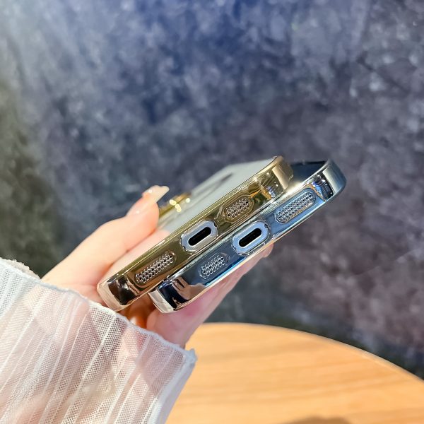Simple Electroplated MagSafe Case with Tempered Glass Lenses for iPhone 11 12 13 14 15 16 16E Cover - Image 3