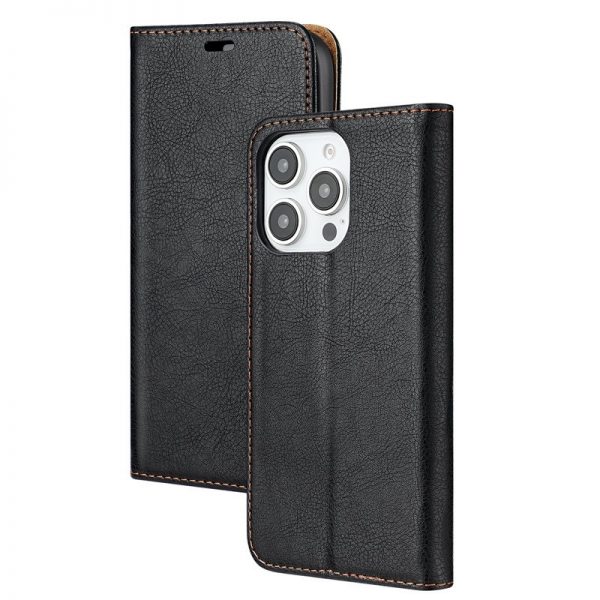 for iPhone 11 to 16 Pro Max Flip Card Slot Cover Multifunctional Business Mobile Phone Leahter Case - Image 2